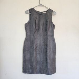 Banana Republic Business Casual Petite dress, with light sheen oval tile pattern